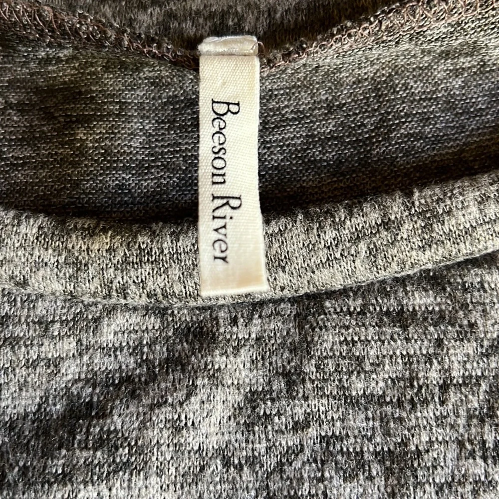 Beeson River Long Sleeve Brushed Knit Tunic Mocha Size X-large - Picture 5 of 5